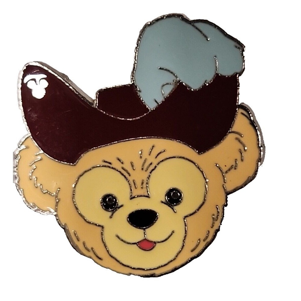 Disney Pin Duffy Bear Captain Hook Hat Hidden Mickey 2013 Trading Pin 94936